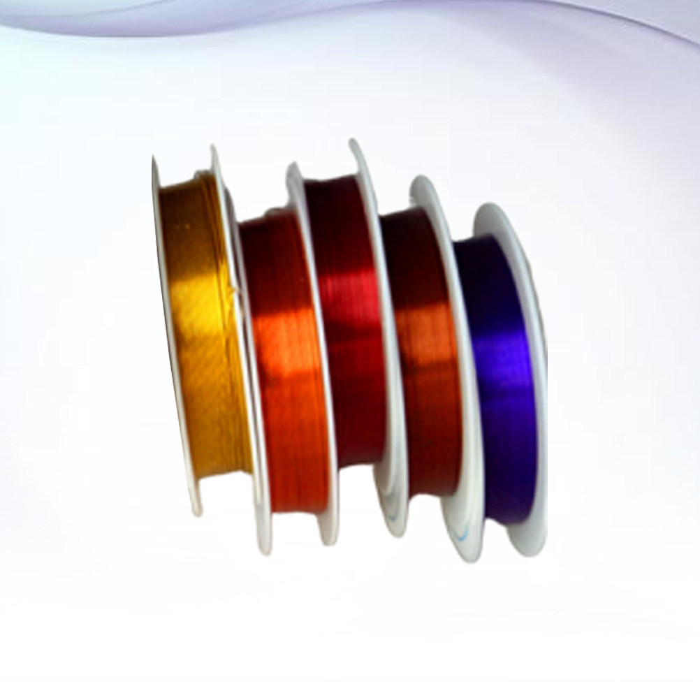 The Art And Craft Of Jewelry - 5 Rolls 0.3mm Colorful Aluminum Wire