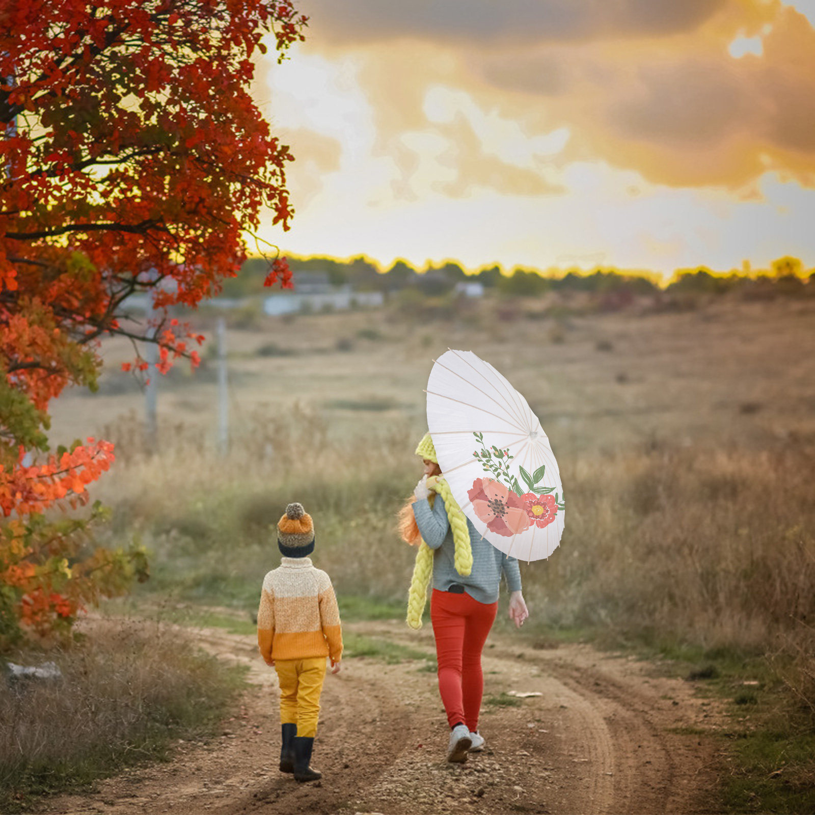 DIY Painting Oil-Paper Umbrell - Art Craft Umbrella のレビューと価格