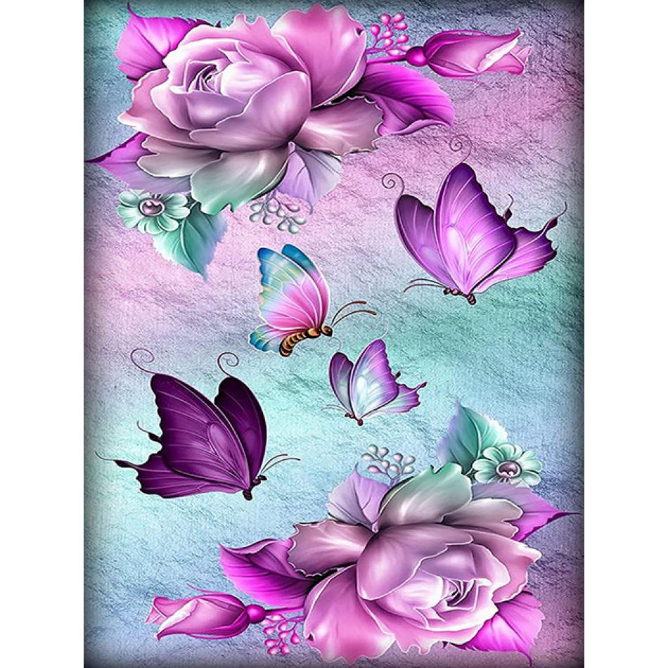 RUOPOTY Purple Flowers Diamond - Art Craft Ideas With Paper のレビューと価格