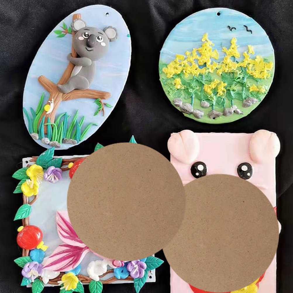10Pcs Wooden Clay Board Smooth - Art Craft Gift Ideas のレビューと価格