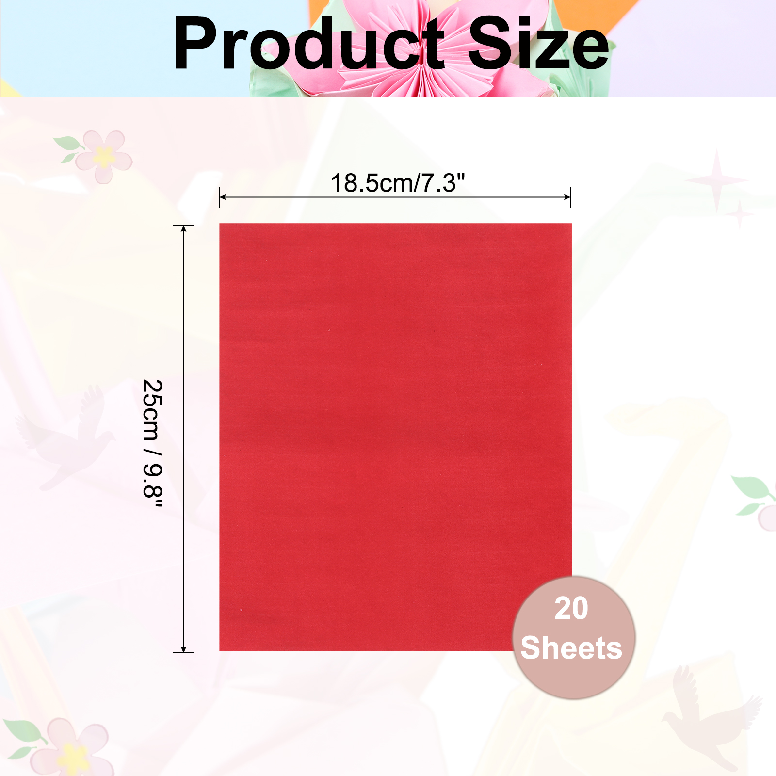 20 Sheet Large Origami Paper S - Art Craft Kite のレビューと価格