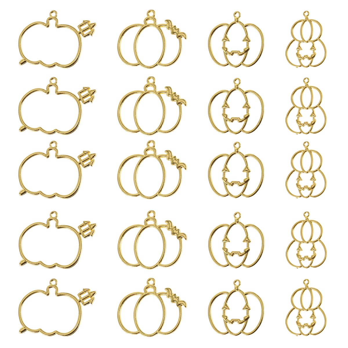 20Pcs DIY Pumpkin Resin Pendan - The Art And Craft Of Jewelry のレビューと価格