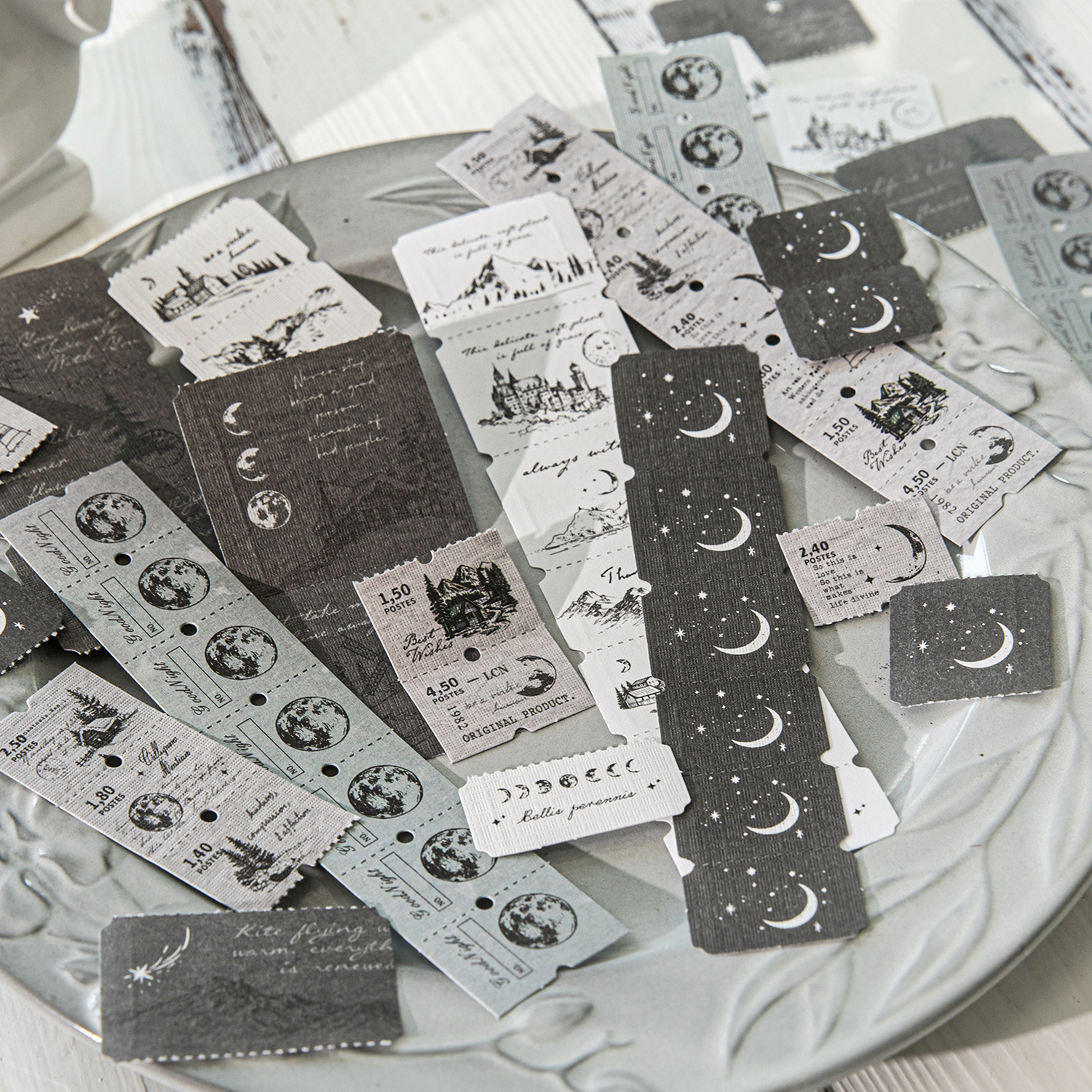 10pcs Retro Label Strip Sticke - Art Craft 3 Year Old のレビューと価格