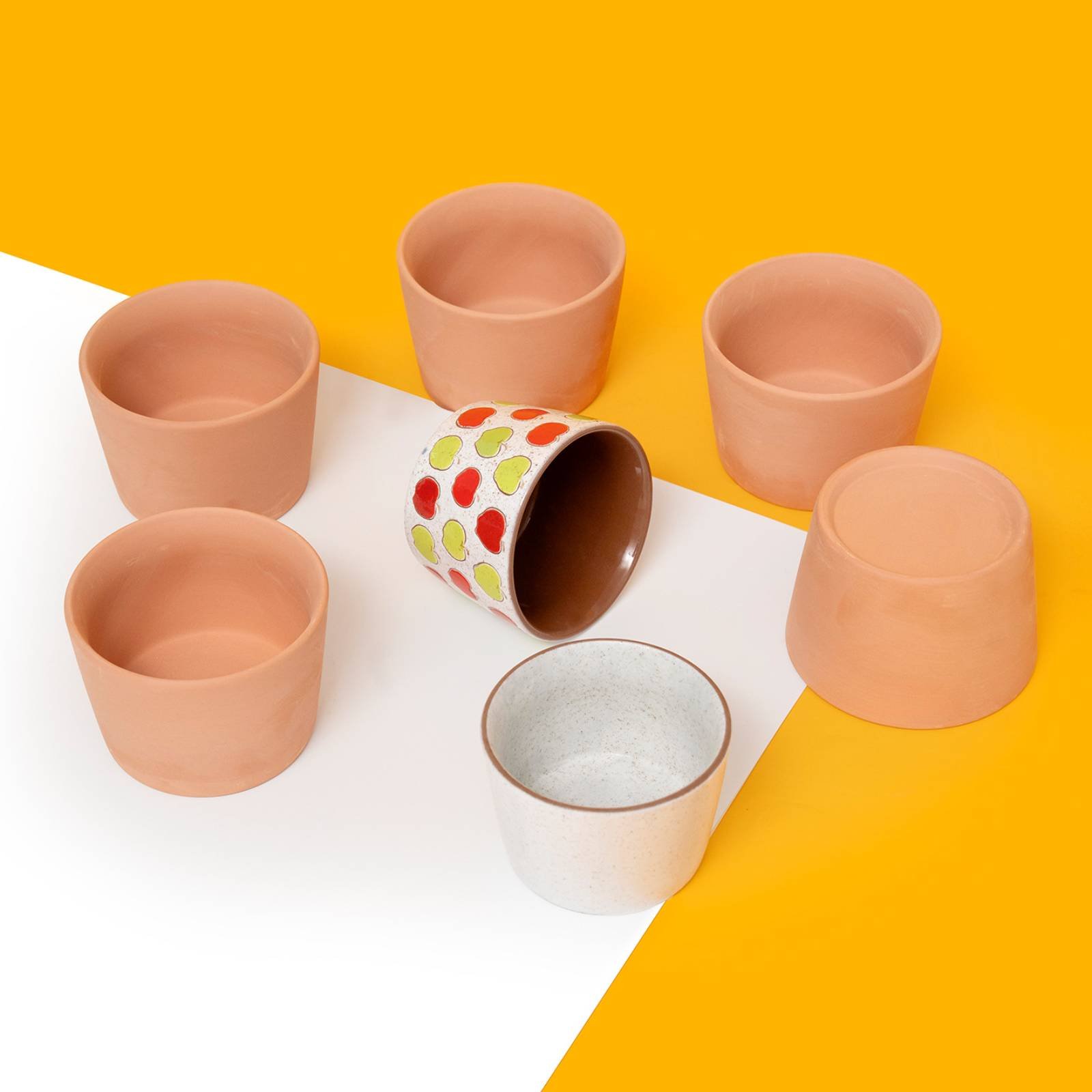 Bisque Pottery Cup Gift Idea U - Art Craft Gift Ideas のレビューと価格