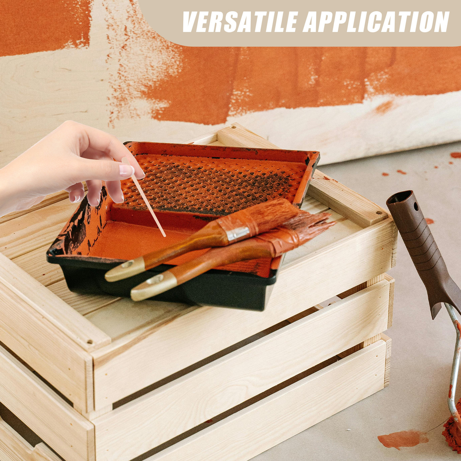 400Pcs Wooden Paint Stirrer St - Art And Craft With Paint のレビューと価格