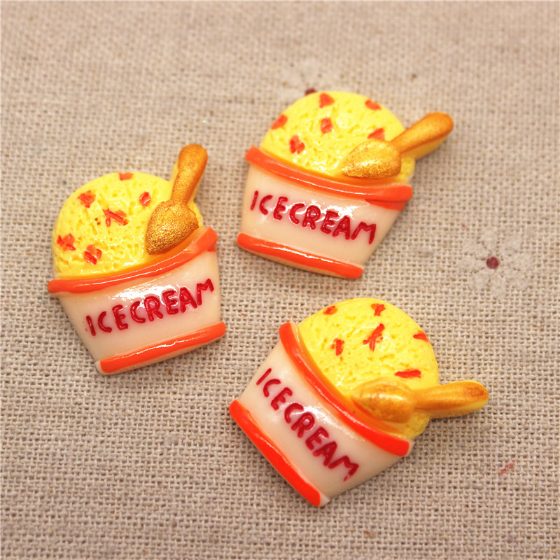 10pcs Mix Colors Kawaii Resin  - Art Craft Ice Cream のレビューと価格