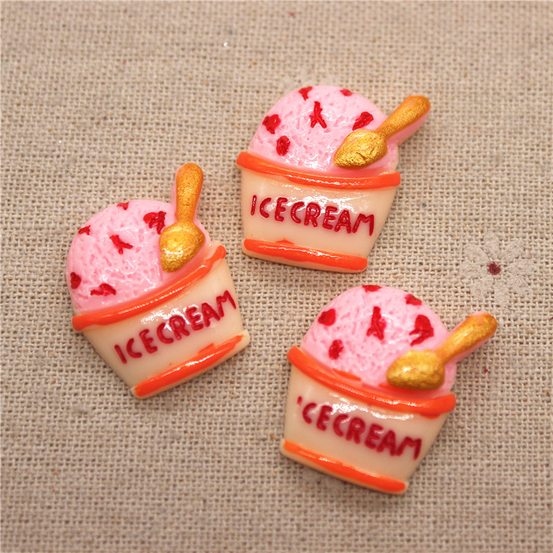10pcs Mix Colors Kawaii Resin  - Art Craft Ice Cream のレビューと価格