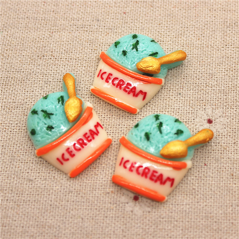 10pcs Mix Colors Kawaii Resin  - Art Craft Ice Cream のレビューと価格