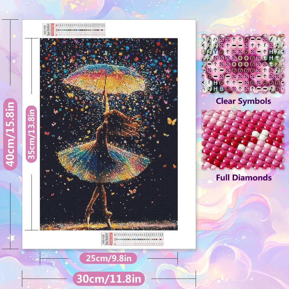 EverShine DIY Diamond Painting - Art Craft Umbrella のレビューと価格