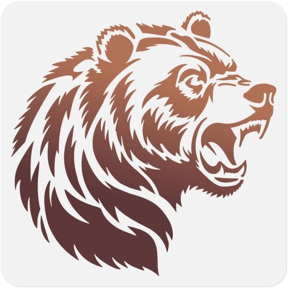 1 Piece Roaring Bear Head Anim - Art And Craft With Paint のレビューと価格