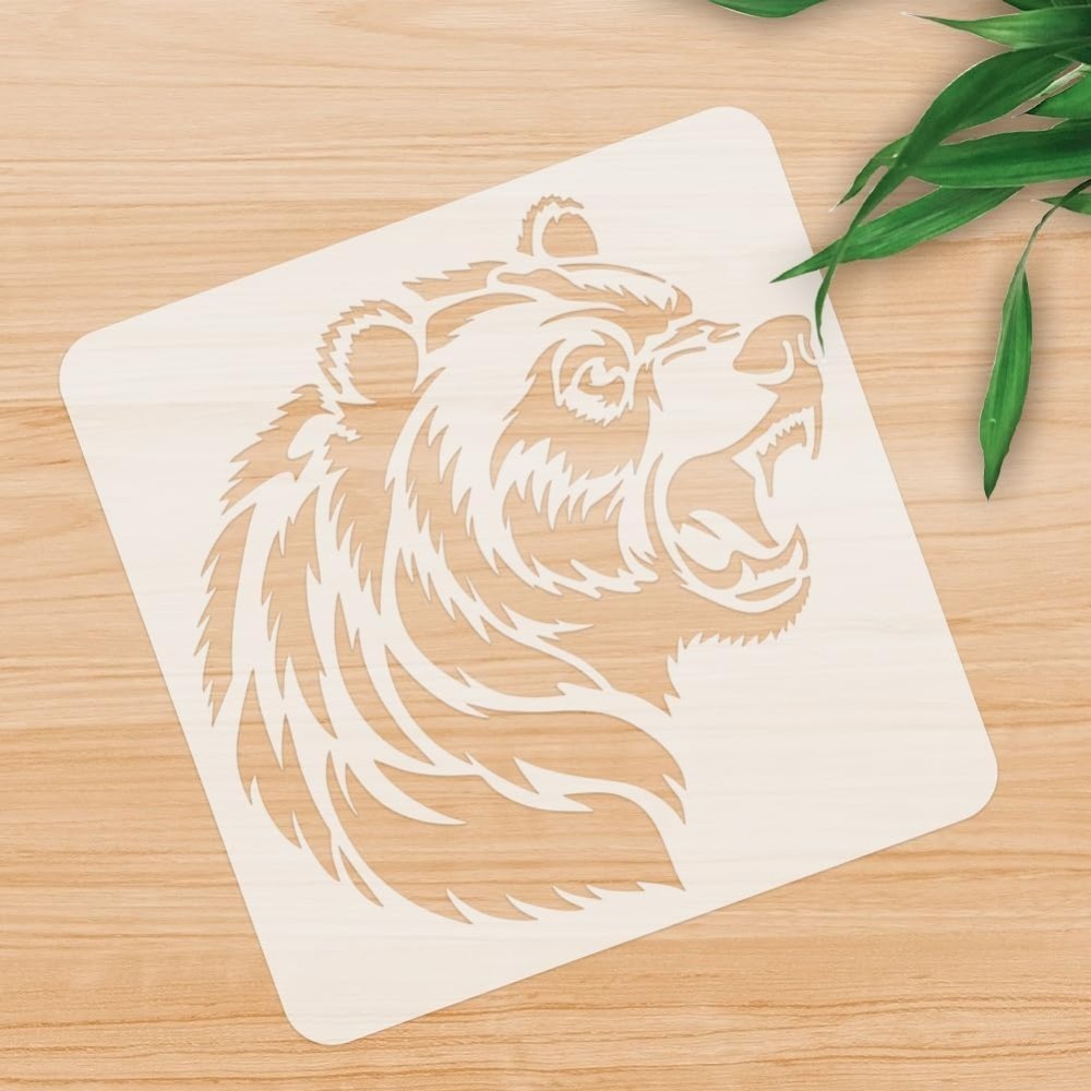 1 Piece Roaring Bear Head Anim - Art And Craft With Paint のレビューと価格