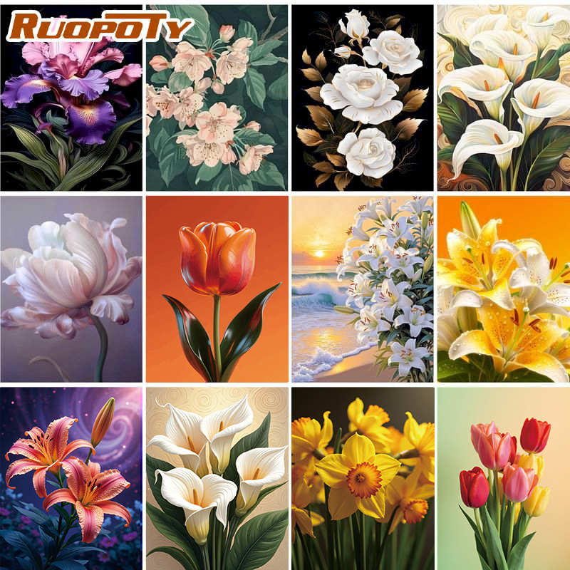 RUOPOTY Flower 5d Diamond Pain - Art Craft Ideas With Paper のレビューと価格