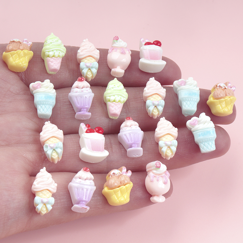 30/300Pcs Kawaii Mini Ice Crea - Art Craft Ice Cream のレビューと価格