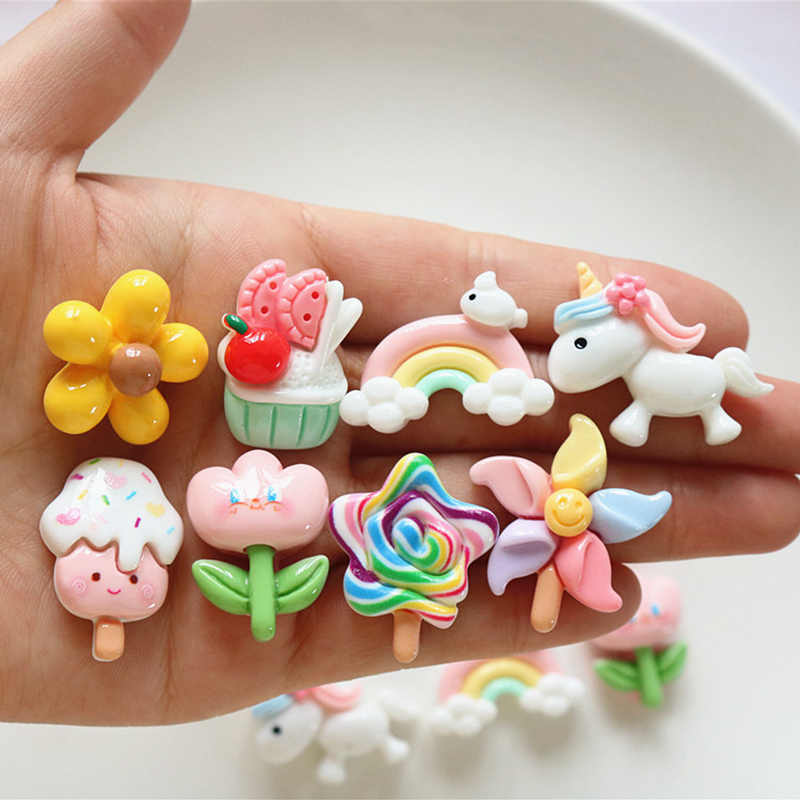 10 Pcs New Mini Cute Cartoon U - Art Craft Ice Cream のレビューと価格