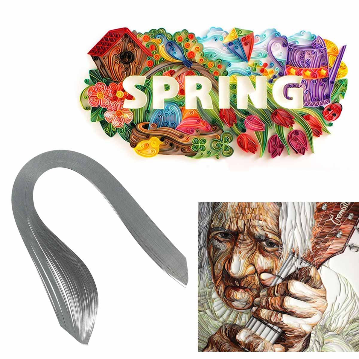 120Pcs Quilling Paper Strips S - Wallpaper Art And Craft のレビューと価格