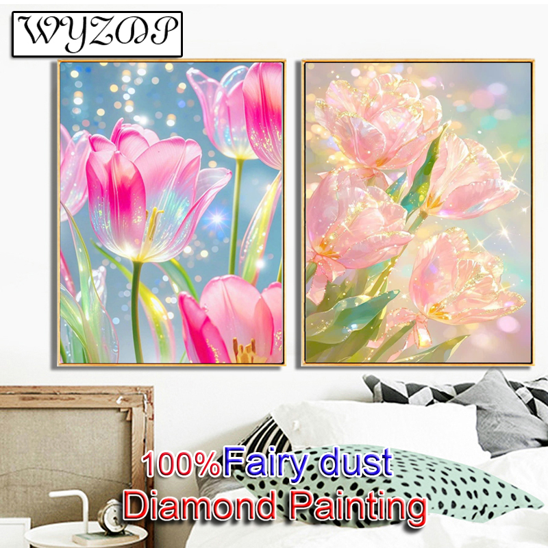 Crystal Tulip 100% Fairy Dust  - Wallpaper Art And Craft のレビューと価格