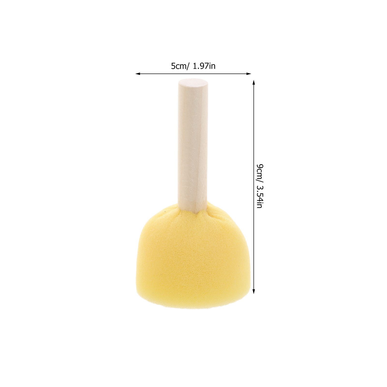 40Pcs Round Sponge Paint Brush - Art And Craft With Paint のレビューと価格