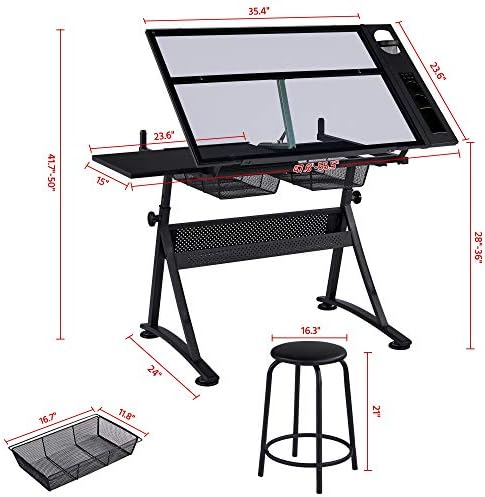Drafting Table w/Stool Height  - Art & Craft Job Vacancies のレビューと価格