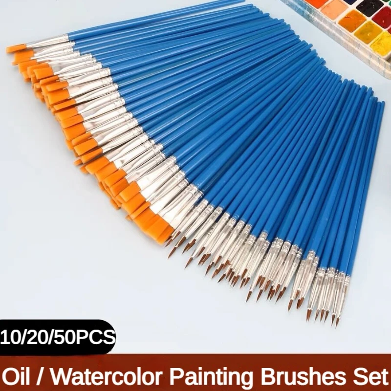 10/20/50 PCS Paint Brushes Set - Art Craft 3 Year Old のレビューと価格