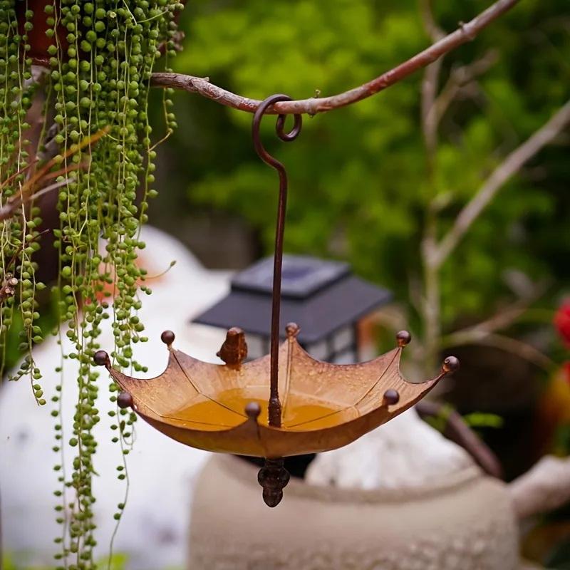 1pc Vintage Metal Umbrella Bir - Art Craft Umbrella のレビューと価格