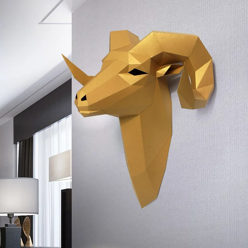 Pre-cut Bighorn Wild Sheep Ani - Wallpaper Art And Craft のレビューと価格