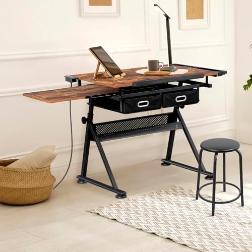 Adjustable Drafting Table with - Art & Craft Job Vacancies のレビューと価格