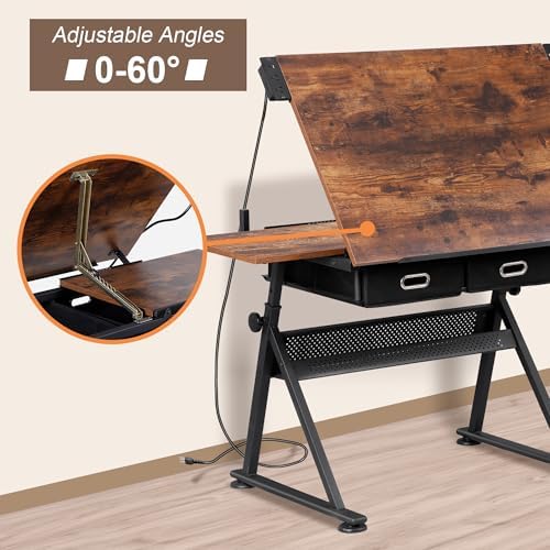 Adjustable Drafting Table with - Art & Craft Job Vacancies のレビューと価格