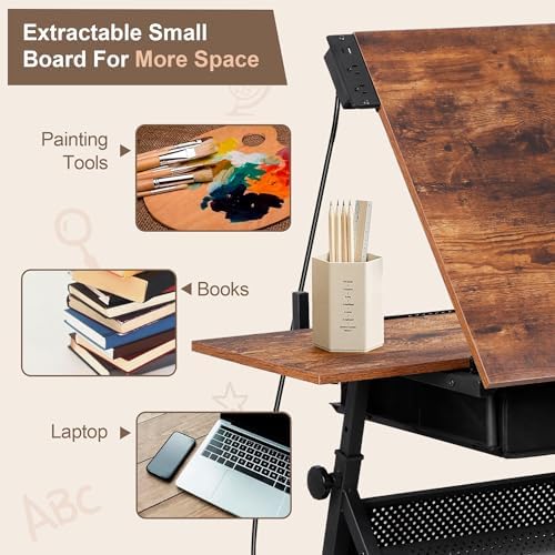 Adjustable Drafting Table with - Art & Craft Job Vacancies のレビューと価格