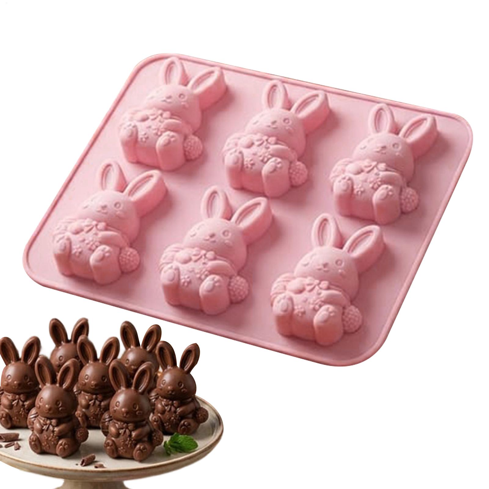 Bunny Chocolate Mold 6-Cavity  - Art Craft Ice Cream のレビューと価格