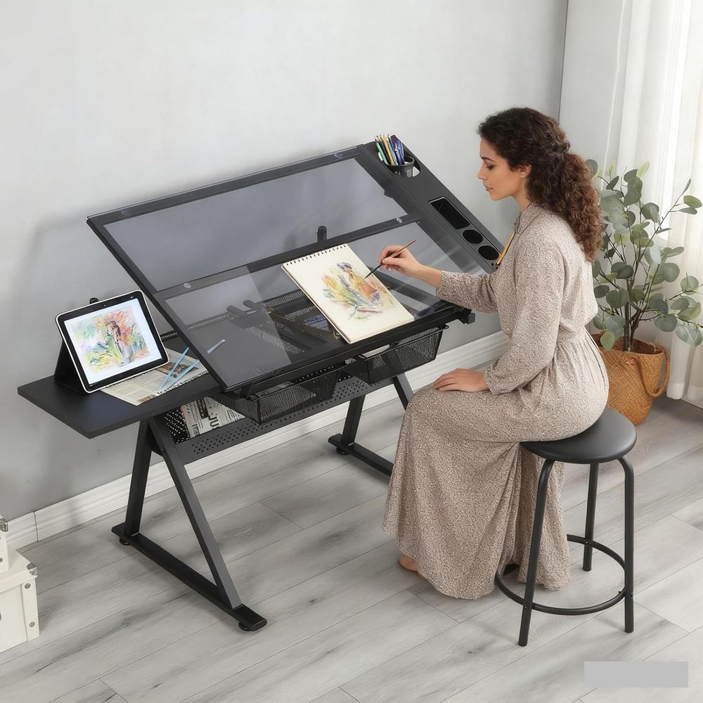 Adjustable Height Glass Art De - Art & Craft Job Vacancies のレビューと価格