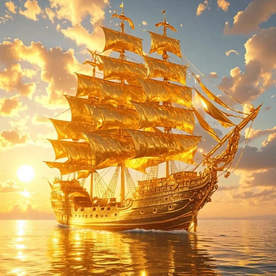 RUOPOTY Golden Sailboat Diamon - Art Craft Gift Ideas のレビューと価格
