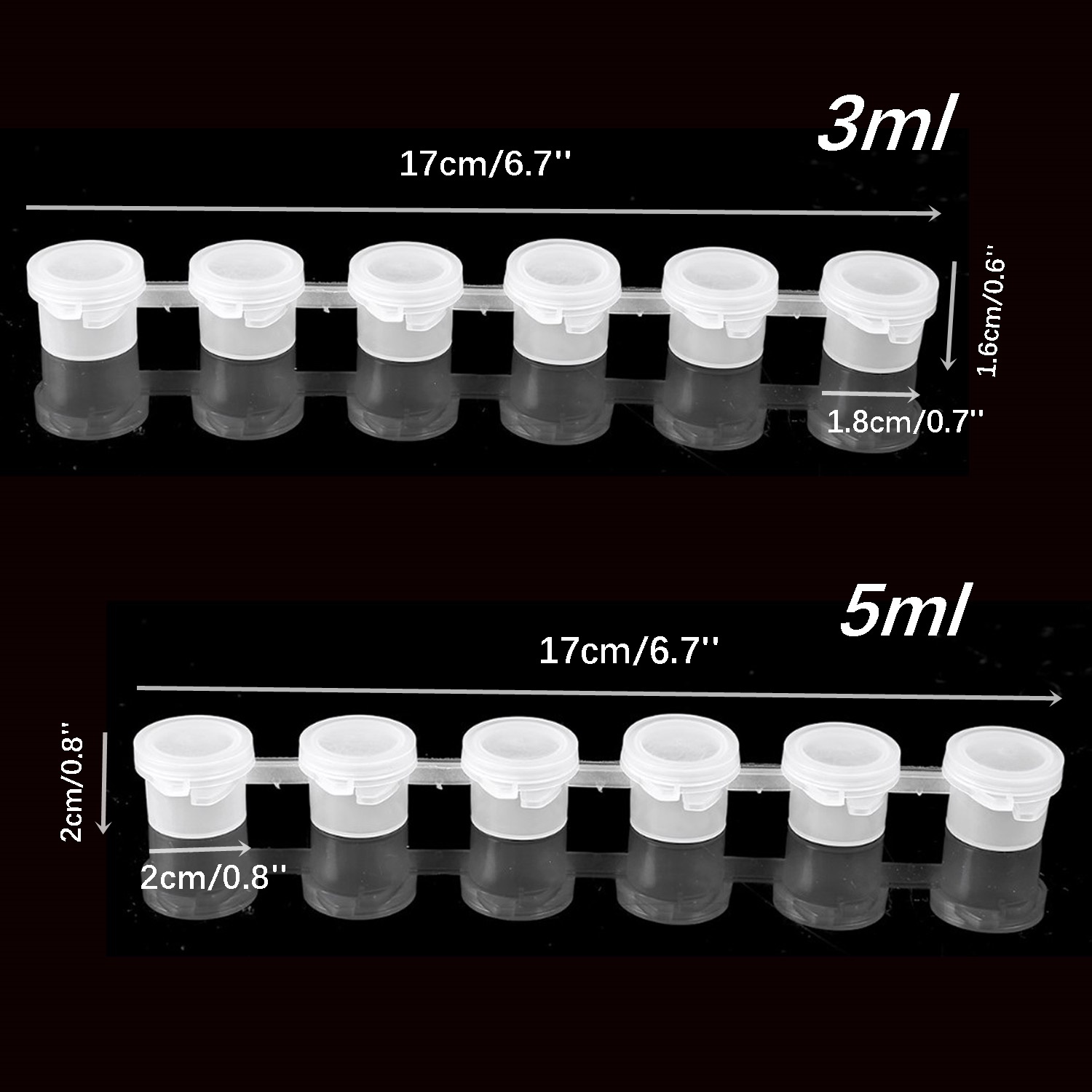 10strips 60pots Empty Paint St - Art And Craft With Paint のレビューと価格