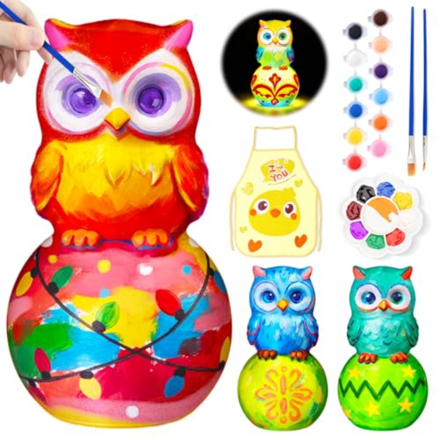 Paint Your Own Lamp Kit, Arts  - Art And Craft With Paint のレビューと価格