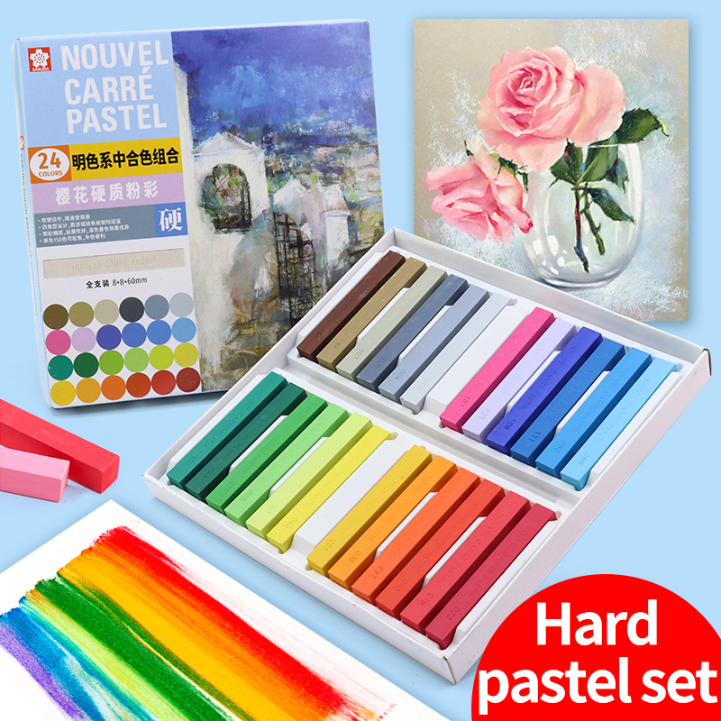 Sakura Hard Pastel Crayon 12/2 - Chalk Pastel Set のレビューと価格