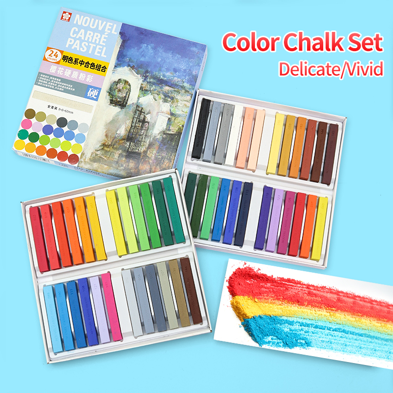Sakura Hard Pastel Crayon 12/2 - Chalk Pastel Set のレビューと価格