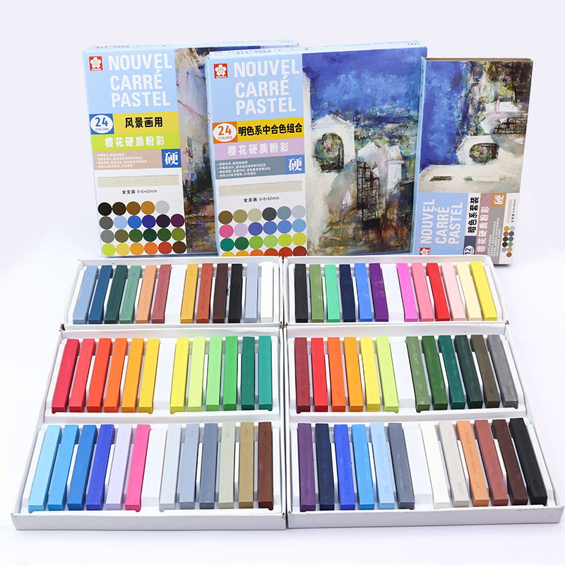 Sakura Hard Pastel Crayon 12/2 - Chalk Pastel Set のレビューと価格