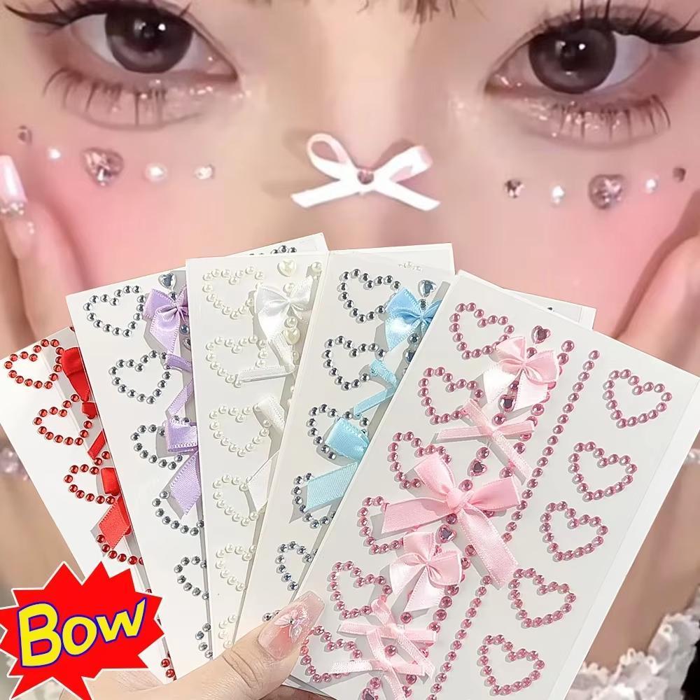 1 Sheet Red Ribbon Bow Sparkly - The Art And Craft Of Jewelry のレビューと価格