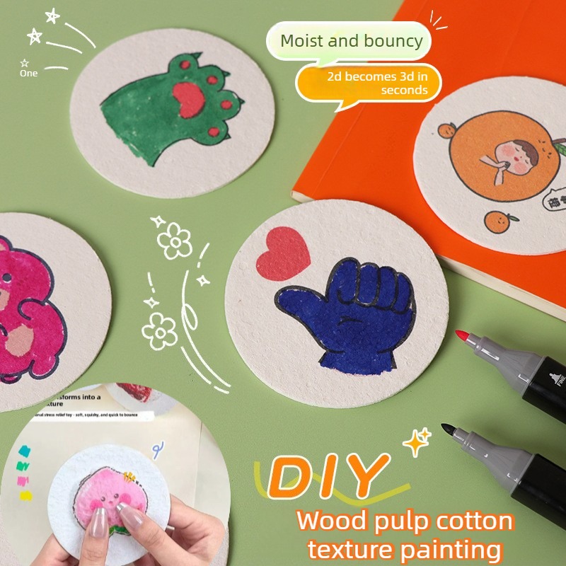 3D Puffy Foam Texture Painting - Art Craft Halloween Preschool のレビューと価格