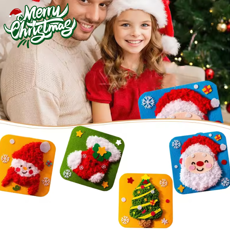 Preschool DIY Felt Art Set Edu - Art Craft Ideas For Christmas のレビューと価格