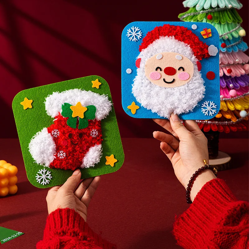 Preschool DIY Felt Art Set Edu - Art Craft Ideas For Christmas のレビューと価格