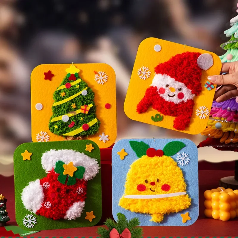 Preschool DIY Felt Art Set Edu - Art Craft Ideas For Christmas のレビューと価格