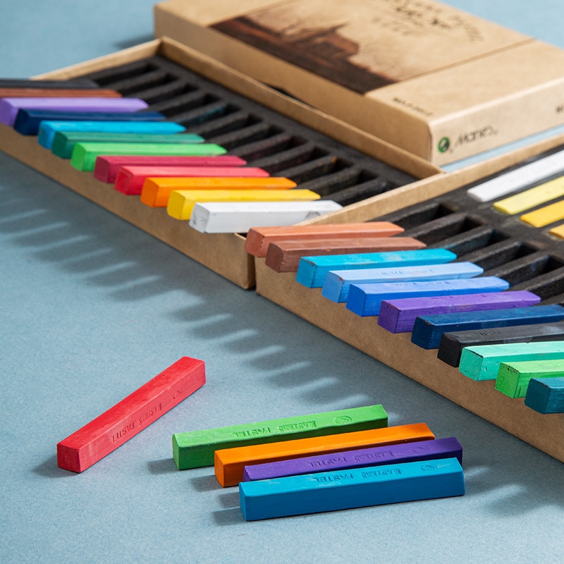 12/24/36/48 Color Maries Squar - Chalk Pastel Set のレビューと価格
