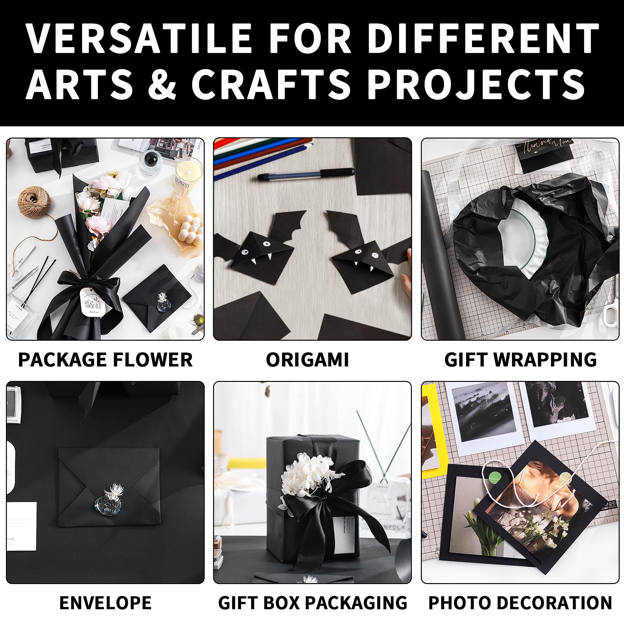 kraft paper Black Wrapping Pap - Wallpaper Art And Craft のレビューと価格