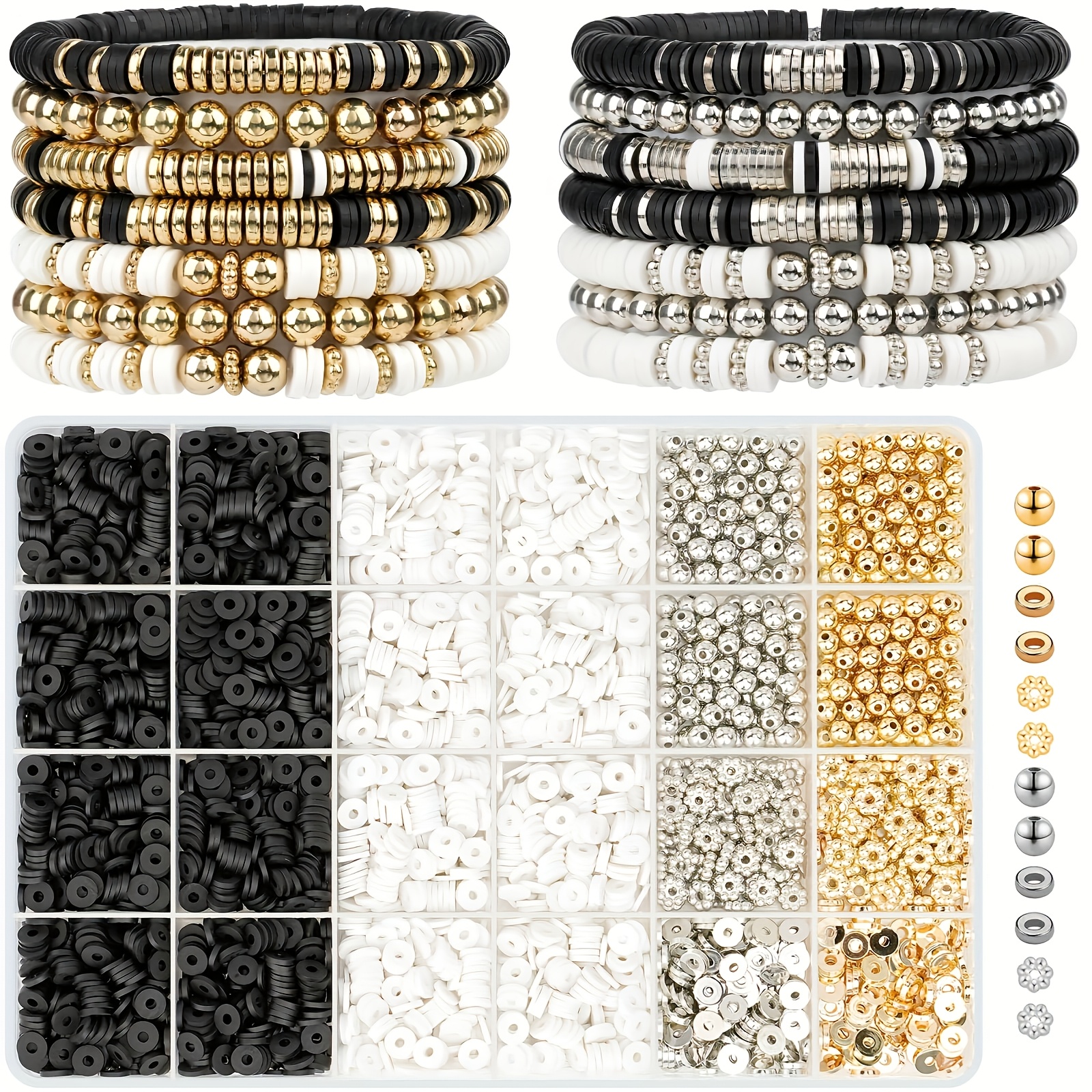 3000pcs Clay Bead Bracelet Set - The Art And Craft Of Jewelry のレビューと価格