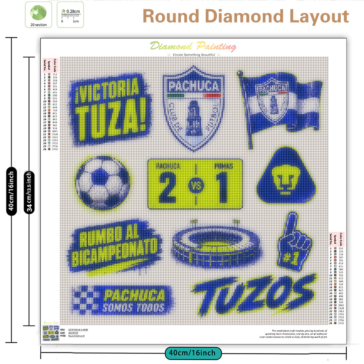 Maxico Football Diamond Painti - Art Craft Ideas With Paper のレビューと価格