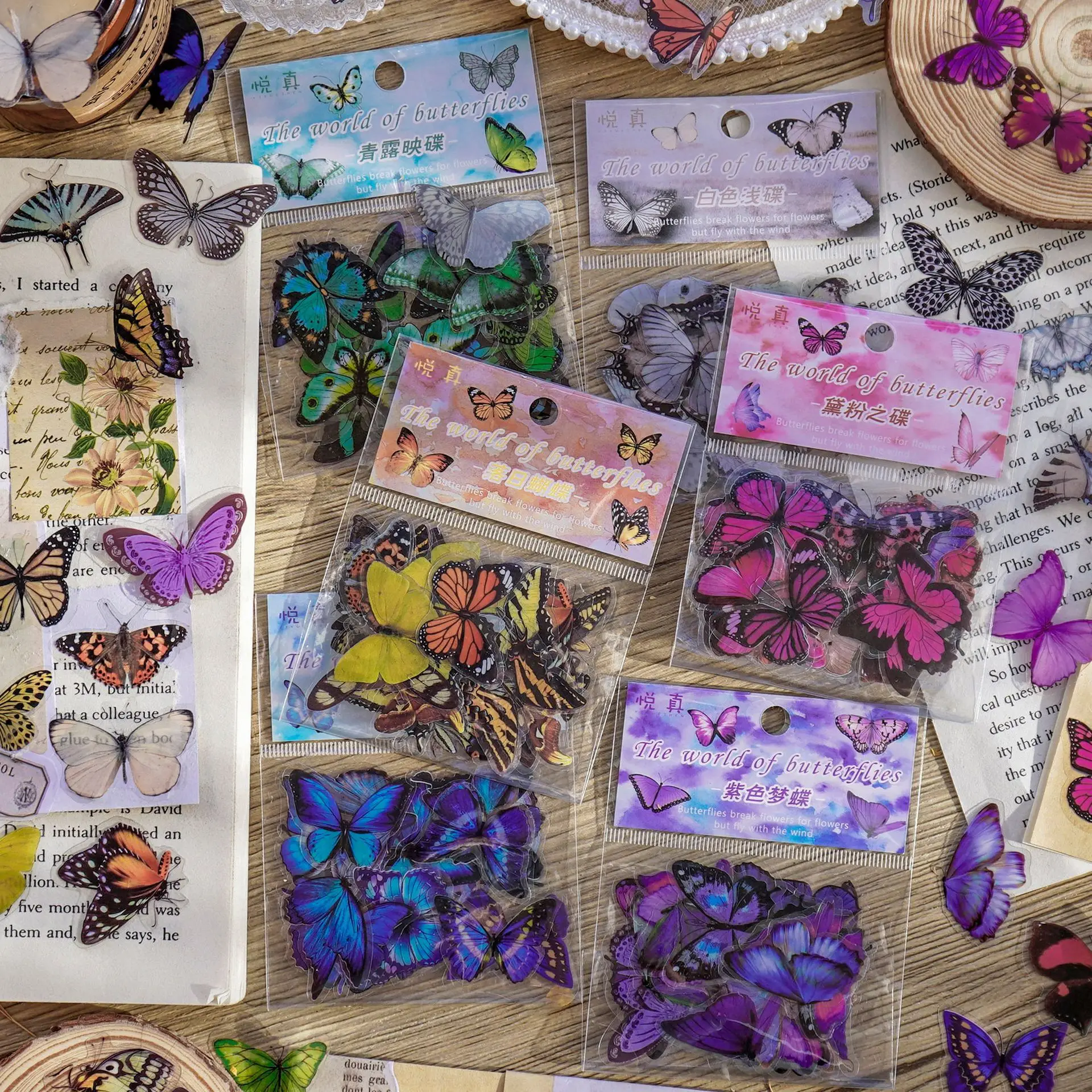 Journamm 40pcs/pack Butterfly  - Art Craft 3 Year Old のレビューと価格