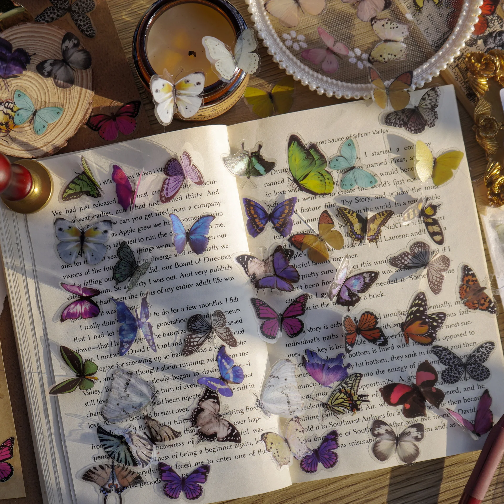 Journamm 40pcs/pack Butterfly  - Art Craft 3 Year Old のレビューと価格