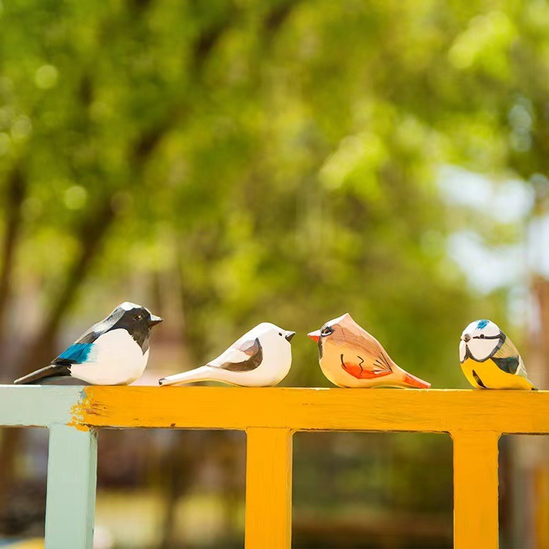 Hand Carved Wooden Bird Figuri - Art Craft Ideas For Christmas のレビューと価格