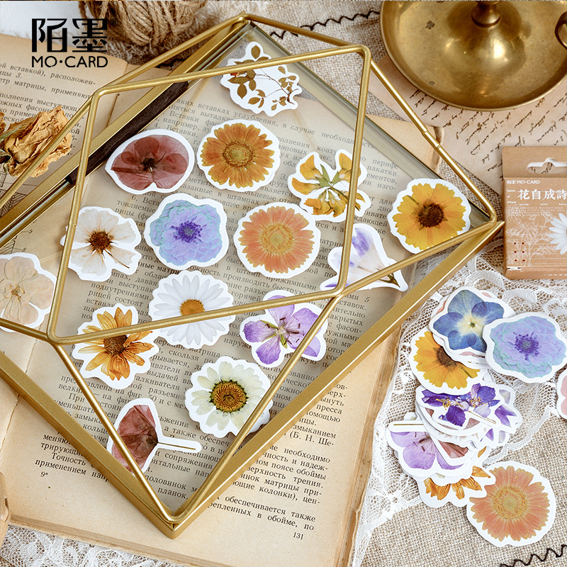 45 Pcs Fresh Flowers Sticker S - Art Craft 3 Year Old のレビューと価格