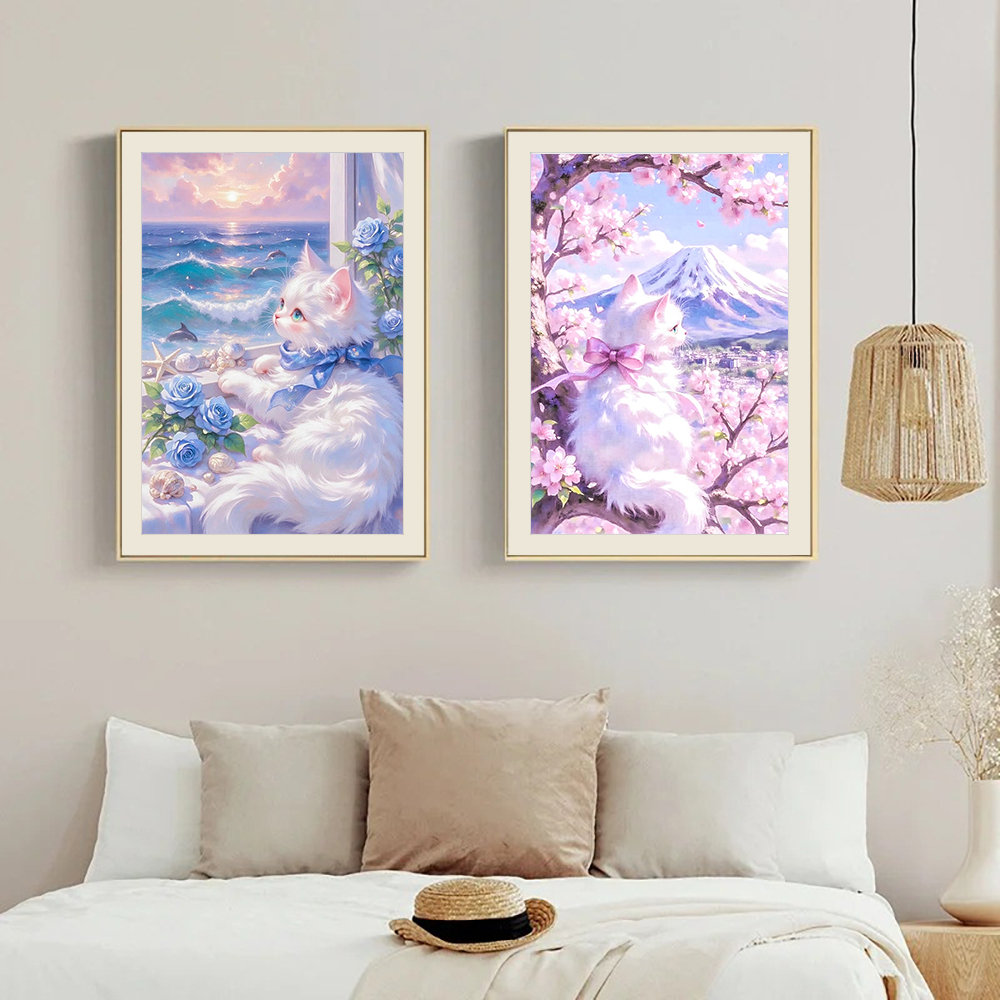 5D Diamond Painting Cat Lover  - Wallpaper Art And Craft のレビューと価格